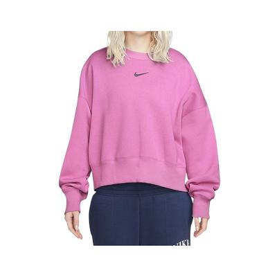 Спортивная одежда Phoenix Fleece Solid Color Free Fit Crewneck Long Sleeve Толстовка женская толстовка Pink DQ5762-675