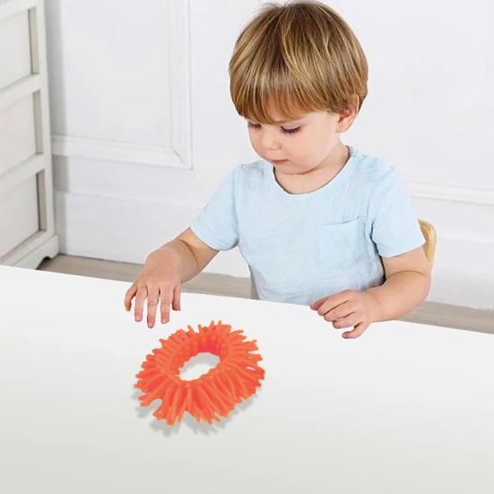 Антистресс Игрушка-Браслет Фиджет Экологичный Без Запаха Яркий Цвет Мягкий Эластичный