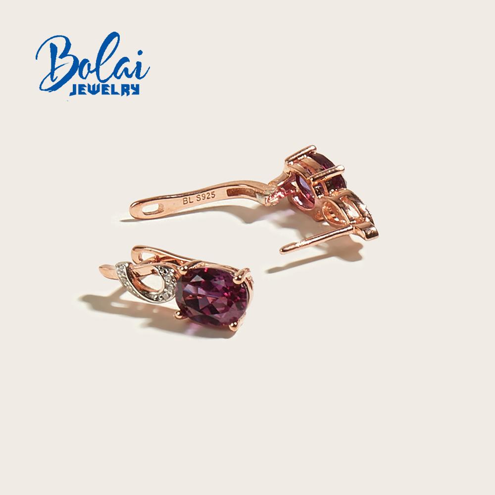 Элегантные серьги из стерлингового серебра 925 пробы с измененным цветом александровым камнем для женщин, повседневная одежда, ювелирные изделия, подарок