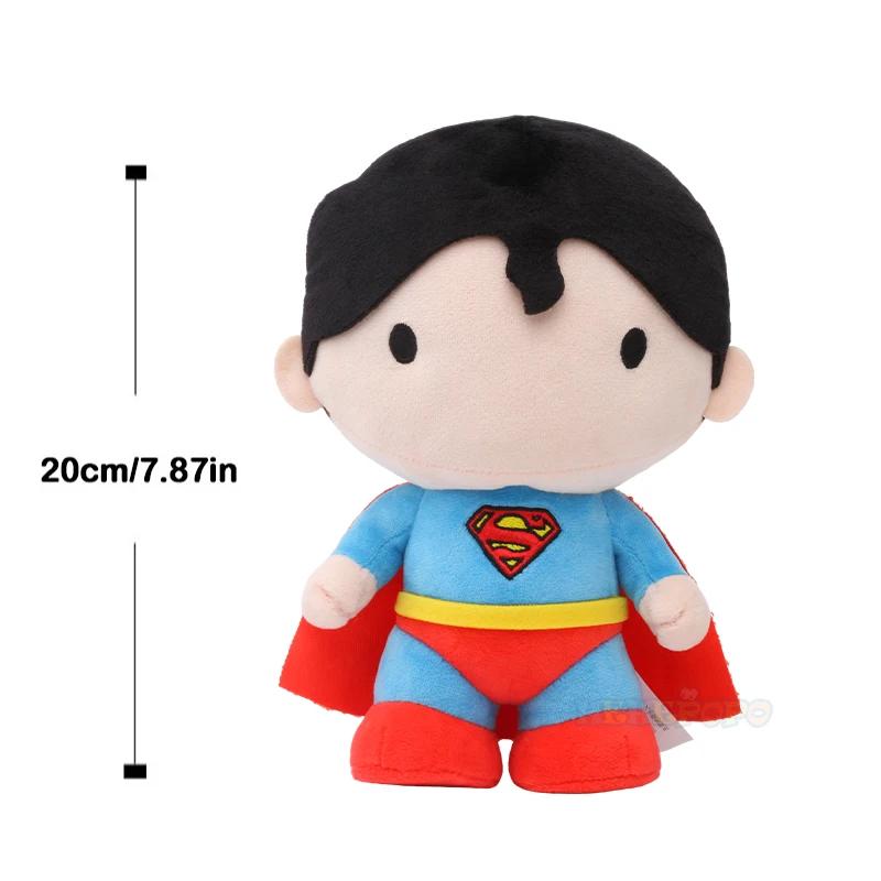 Классические Плюшевые Куклы Героев 20 см Бэтмен Супермен DC Comics Лига Справедливости Мягкие Набивные Игрушки Для Детей Рождественские Хэллоуинские Подарки