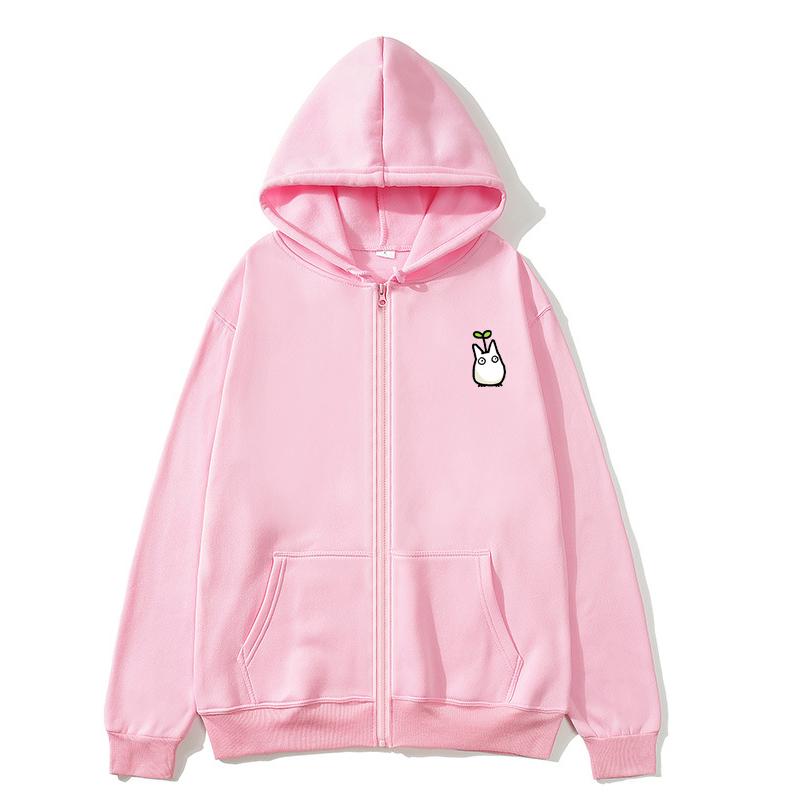 Женская толстовка с капюшоном Studio Ghibli Hoodie Totoro Zip Hoodie Oversized Hoodies Studio Ghibli Hoodie Totoro Zip Sweatshirt Women Hoodie