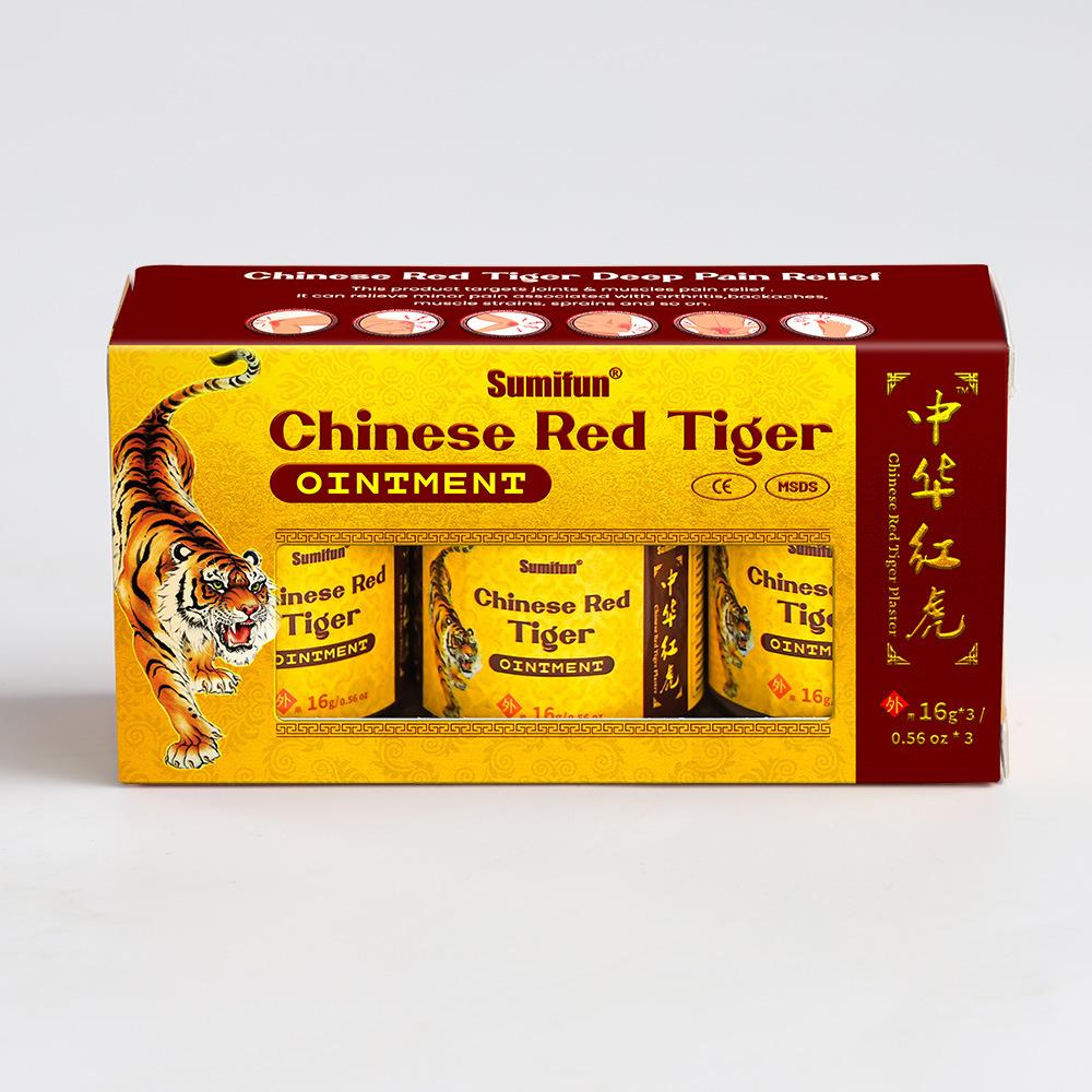 3 шт. Мазь Red Tigers для суставов, мышц, плеч, боли, успокаивающая жидкая мазь для массажа от головокружения