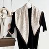 Decorative Simple Texture Silk Scarf Women'S New Style Spring And Autumn Summer Fashion Versatile Headscarf Work Scarf