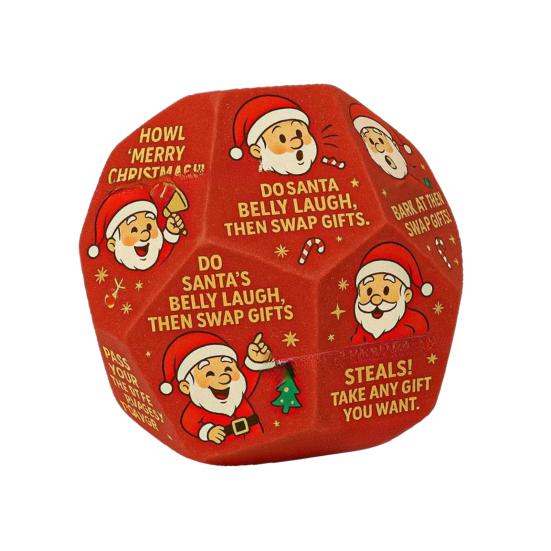 Шт. Веселая игра для вечеринки обмена подарками Кубики Санта Обмен подарками