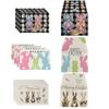 Easter Table Runner with 4pcs Placemats Set Wedding Party Kitchen Table Cloth Dropshipping