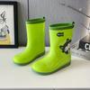 Toddler Kids Rain Boots Waterproof Rubber Rain Shoes