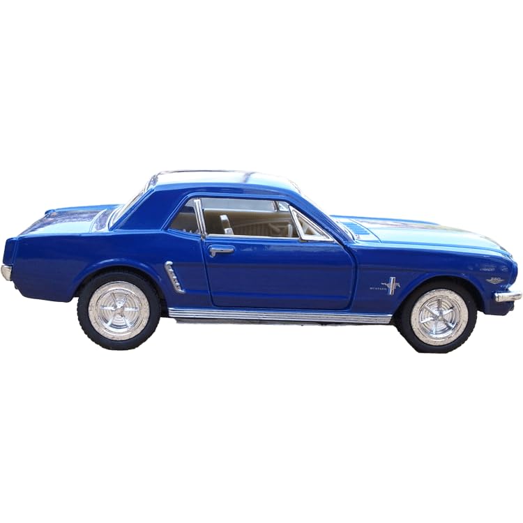 KINSMART Масштаб 1964 Ford Mustang Литая Модель Синий 1/34 Автомобиль,