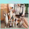 Cute Posture Standing Cat Plush Toy Pp Cotton Girls Gift Kids Room Decor