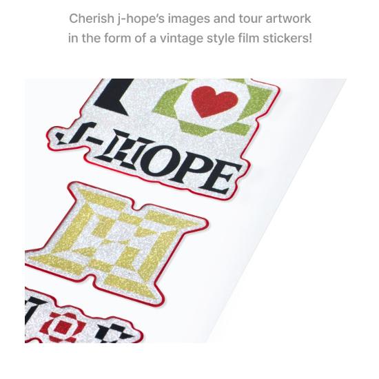 Предварительный заказ набора наклеек j-hope Tour HOPE ON THE STAGE