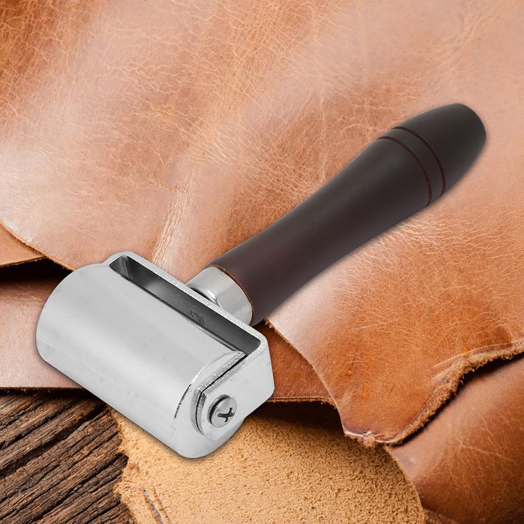 DIY Кожаный Пресс Краевой Ролик Кожаное Роликовое Колесо Клей Ламинирующий Рулон Инструмент (60мм)