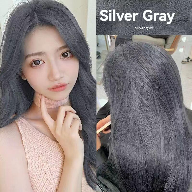 Натуральный шампунь для быстрой окраски волос, окрашивающий аргановое масло, темно-коричневый цвет, шампунь для окрашивания седых волос Mokeru argan