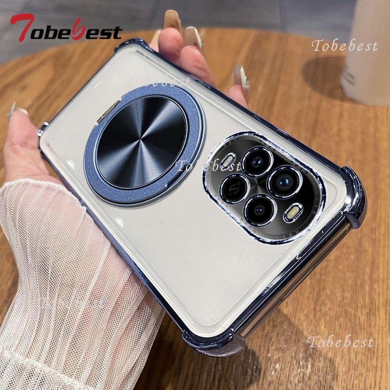 Вращающийся на 360 градусов магнитный кронштейн Чехол для телефона для Huawei Nova 14 Ultra 13 12 11 10 9 8 7 Pro SE Ударопрочная гальванизированная крышка