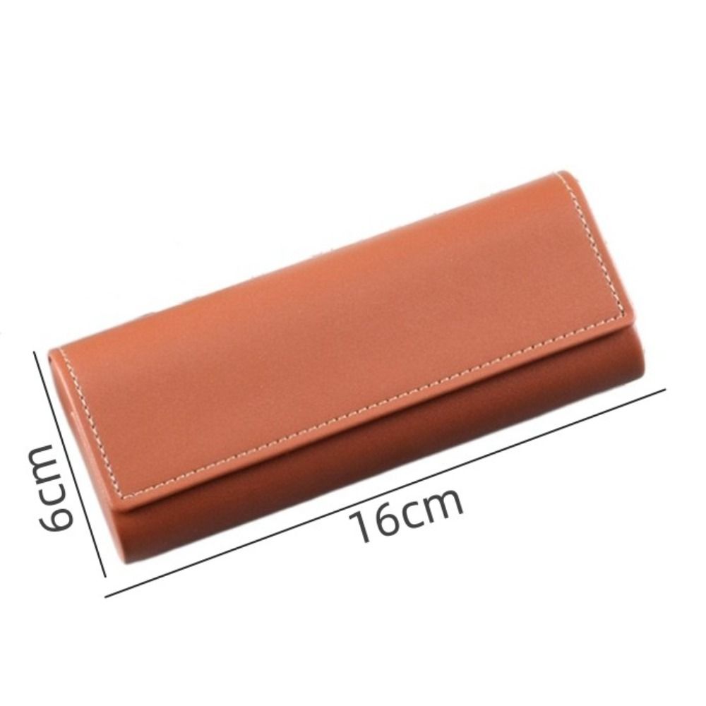 Модный кожаный роскошный чехол для солнцезащитных очков, футляр для очков, коробка для очков