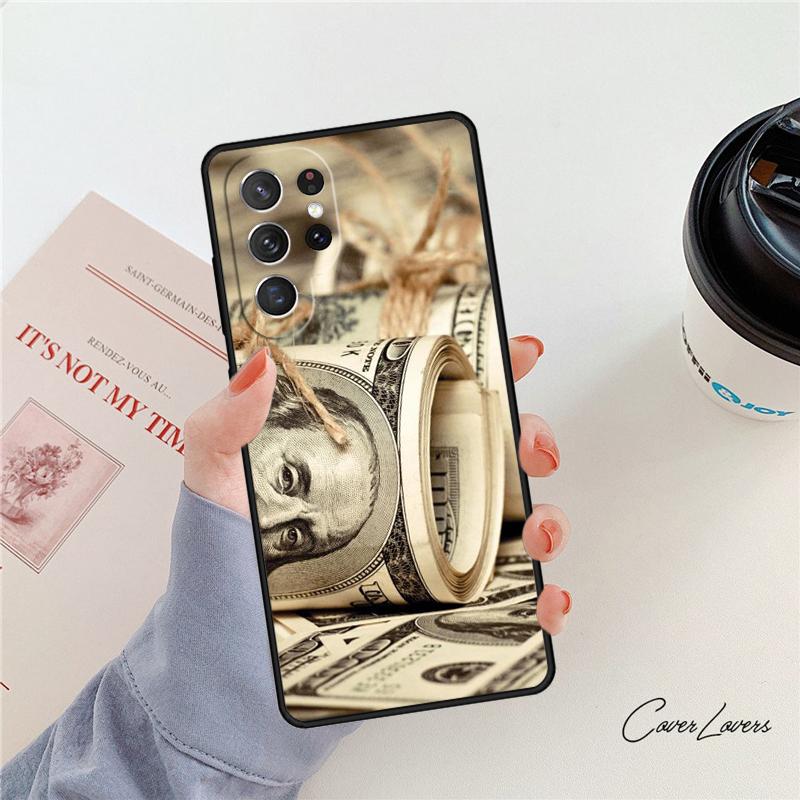 Доллары Деньги чехол для телефона Для Samsung Galaxy S24 S25 S23 S22 Ultra Note 10 20 Plus S20 S21 FE Cover