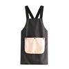 Waterproof Kitchen Apron with Pocket Removable Towel Multi-Functional Adjustable Oil-proof Men Women Chef Cooking Baking Striped Bib Apron