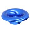 73mm2.9in Car Short Ram Cold Air Intake Turbo Horn Aluminum Velocity Stack AdapterBlue