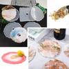 Reusable Epoxy Resin Molds Silicone Irregular Wave Small Tea-Cup Coaster Molds DIY Resin Art Tool for DIY Coasters