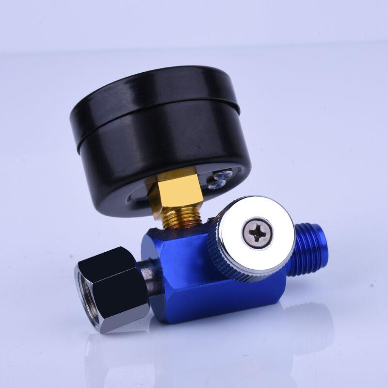 Цифровой регулятор аэрографа Манометр давления воздуха 1/4 дюйма HVLP Компрессор