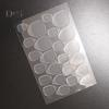 Fancystyle Nail Art 24Pcs Double Sided Adhesive Glue Tapes Tabs Clear Manicure for Fake Tip