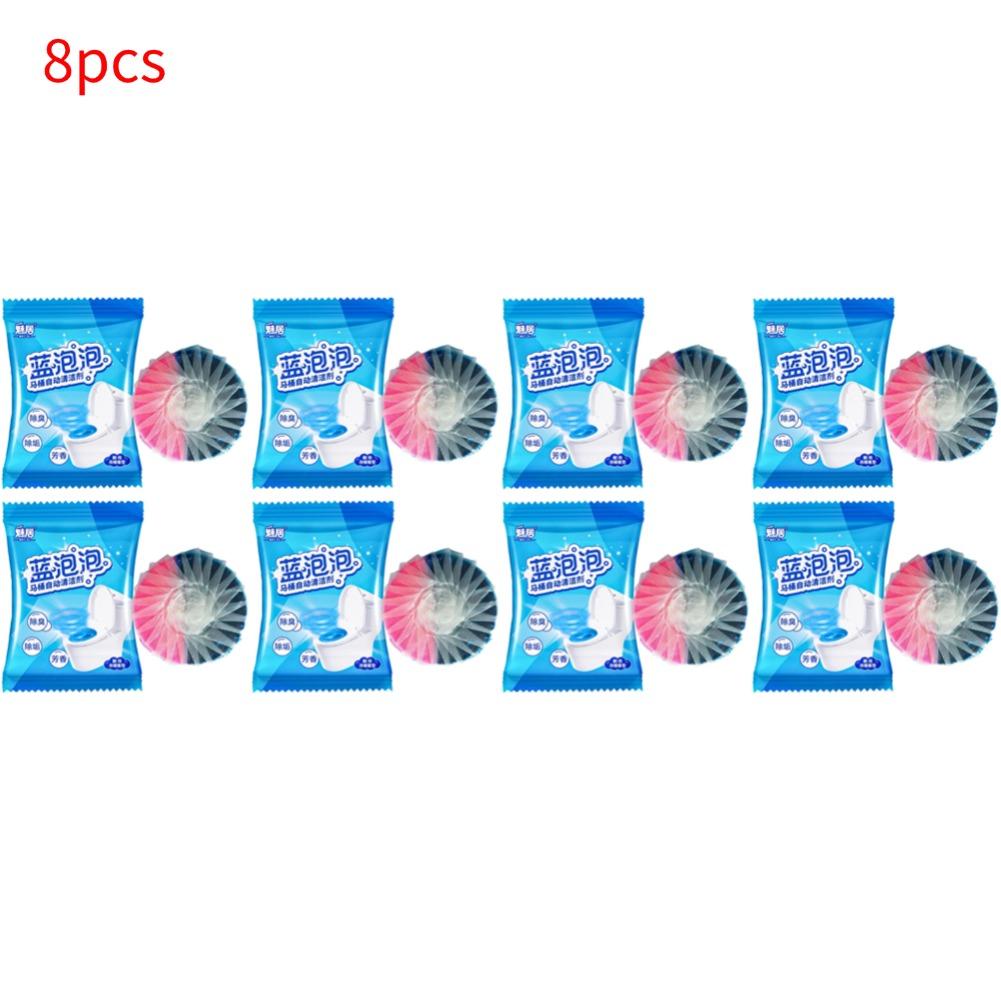 Toilet Tank Cleaners Drain Tank Rose Fragrance Tablet Freshener Deodorization Stain Remover Bathroom Agent Lasting Freshness