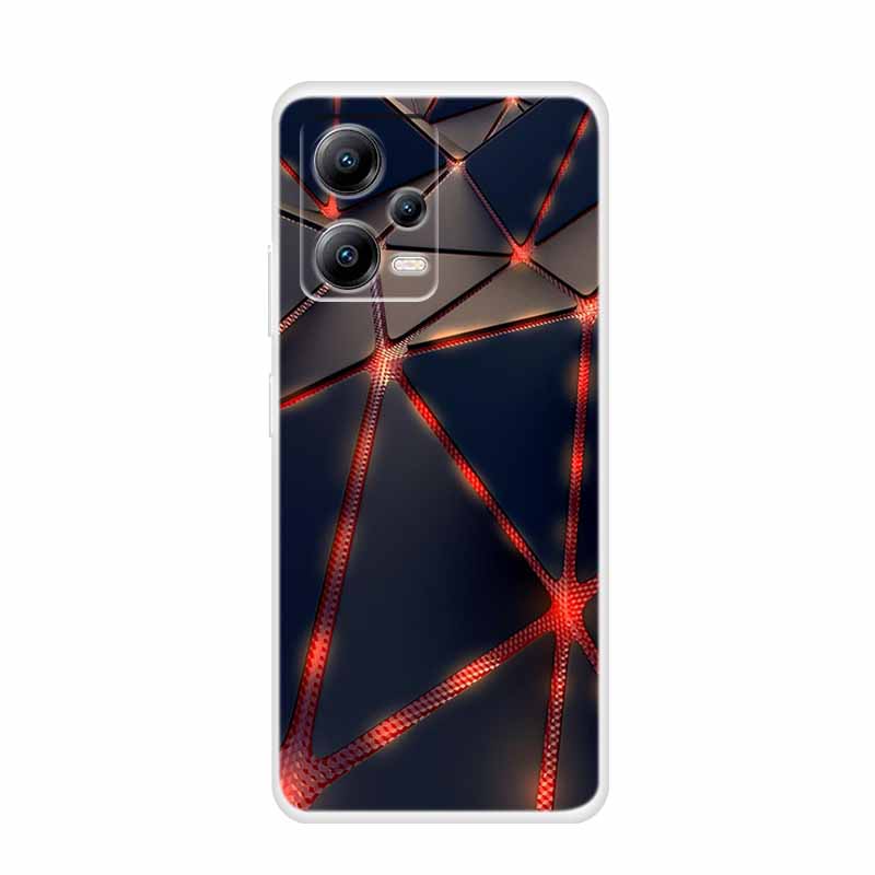 Для Xiaomi Poco X5 5G Чехол PocoX5 2023 Модный Мягкий ТПУ Силикон Прозрачный Чехол для Для Xiaomi Poco X5 Pro X 5 X5Pro Capa Fundas Сумка