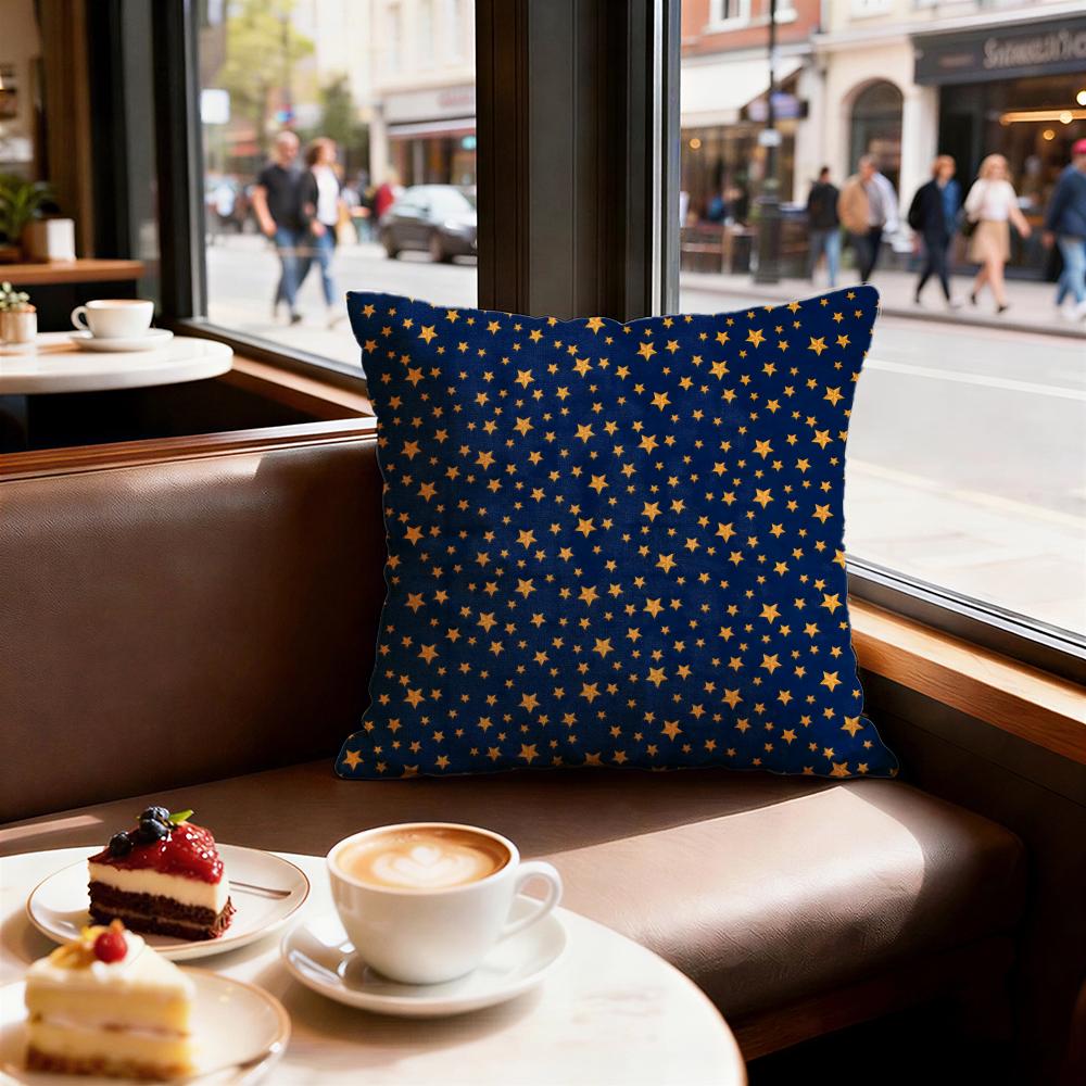 Starry Sky Texture Cushion Cover Set of Decorative Short Plush Pillow Covers for Sofa Soft Cushion Case x cm