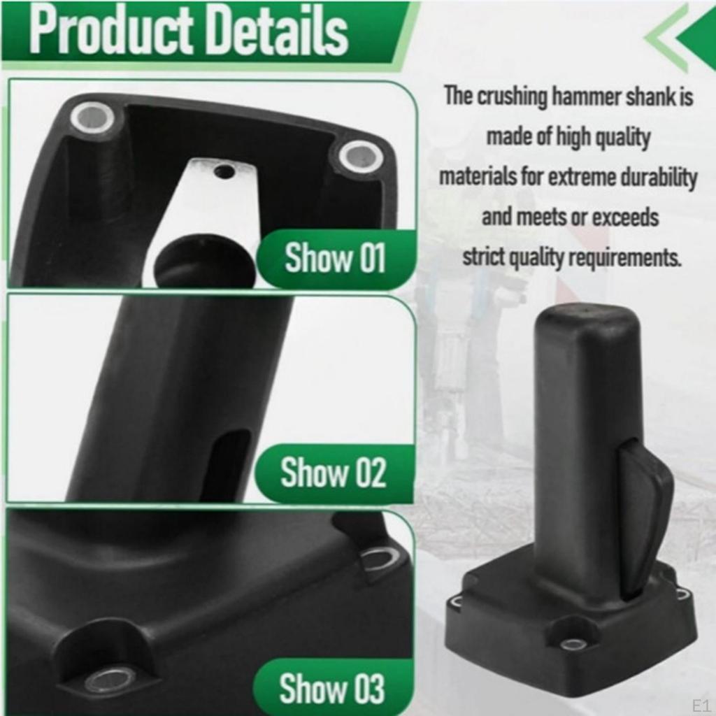 2 шт. Компоненты рукоятки отбойного молотка Защитные Легкая установка 1617000A10