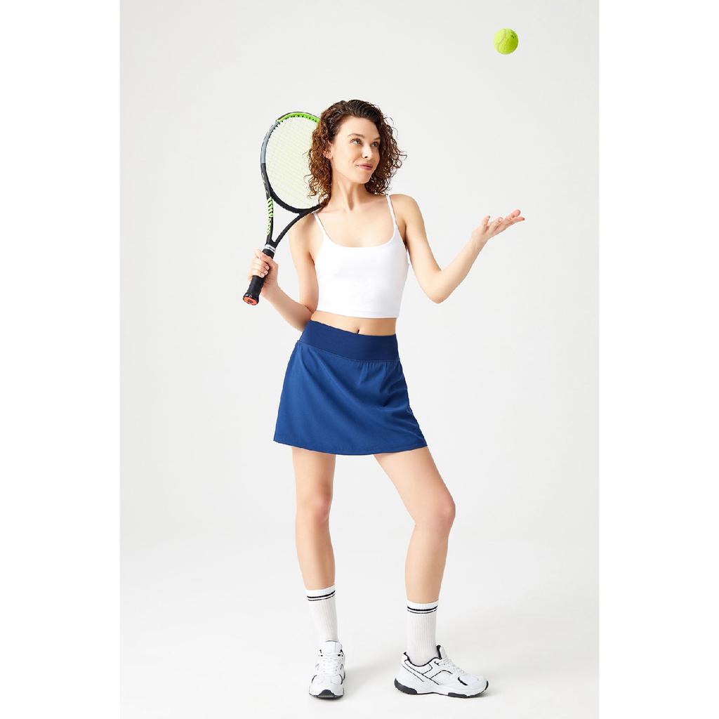 White 2 Layer Tennis Skirt - Shorts Skirt - Sports Skirt Tennis Skirt