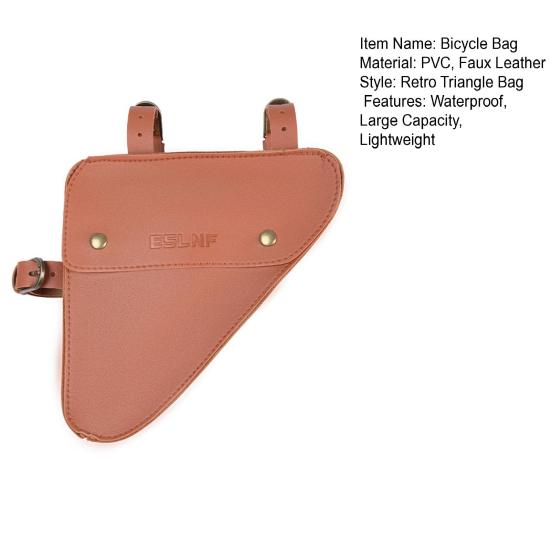 Треугольная сумка для верхней трубы велосипеда, водонепроницаемая, большой емкости, для горного велосипеда, шоссейного, переднего, для горного велосипеда