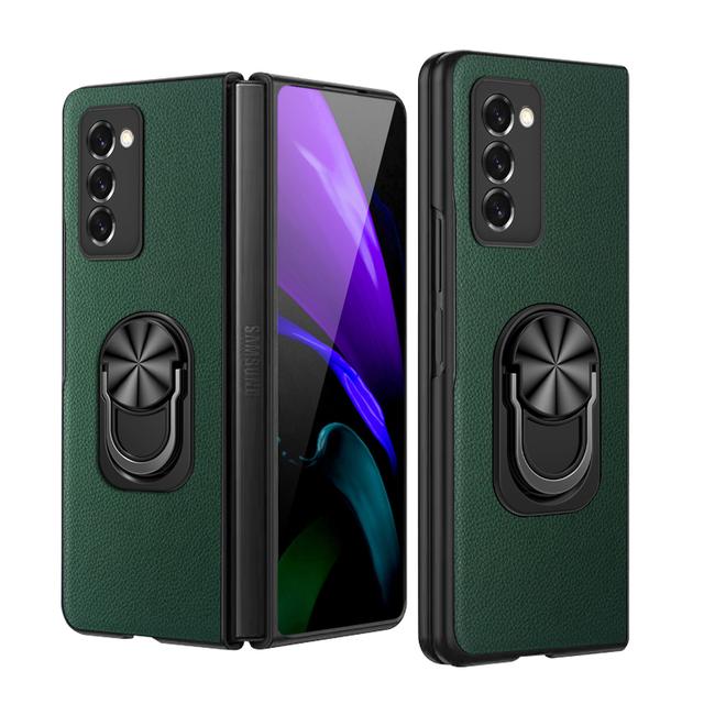 Пылезащитный противоскользящий кожаный чехол для Samsung Galaxy Z Fold 4 3 Fold4 Fold2 5g Fold3 Fold 2 Противоударный чехол для мобильного телефона Funda