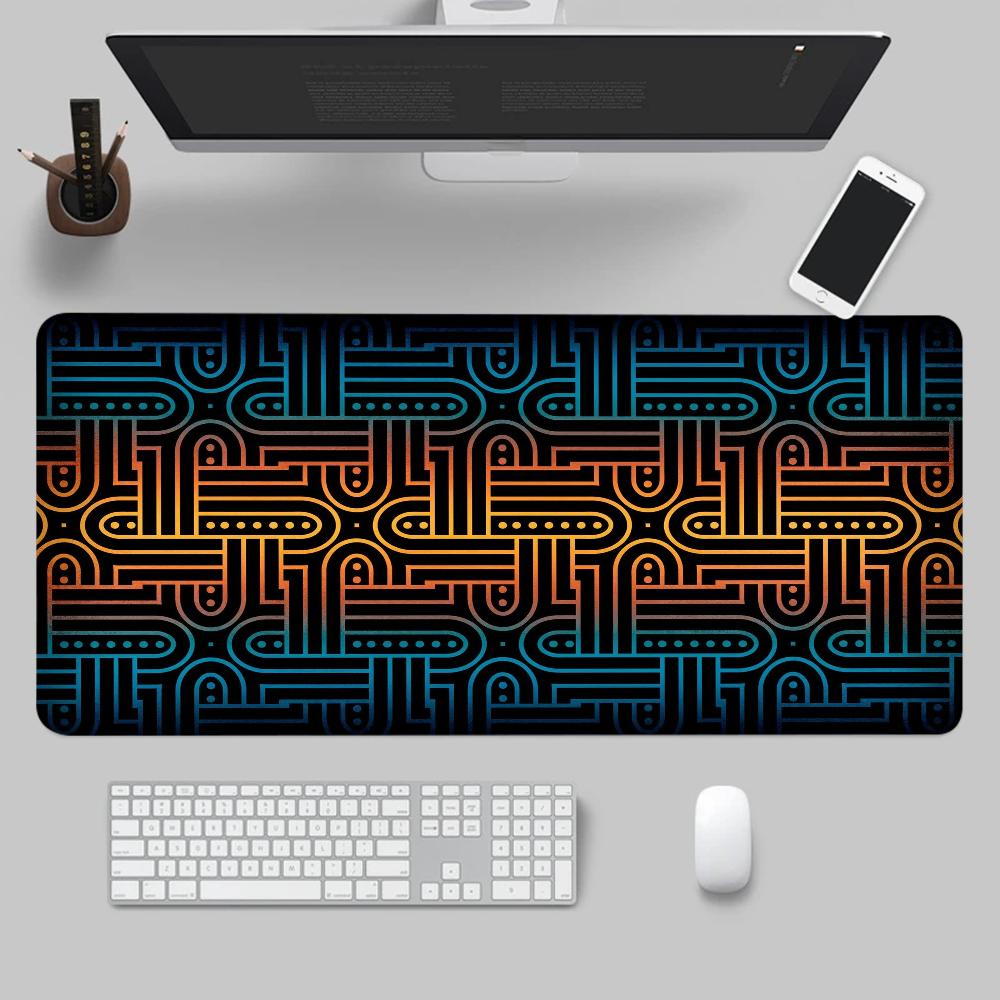 Large Size Mouse Mat Non-Slip Desk Mat Simple line Rubber Mousepad Abstraction Art Game Mousepad Office Computer Accessories Diy