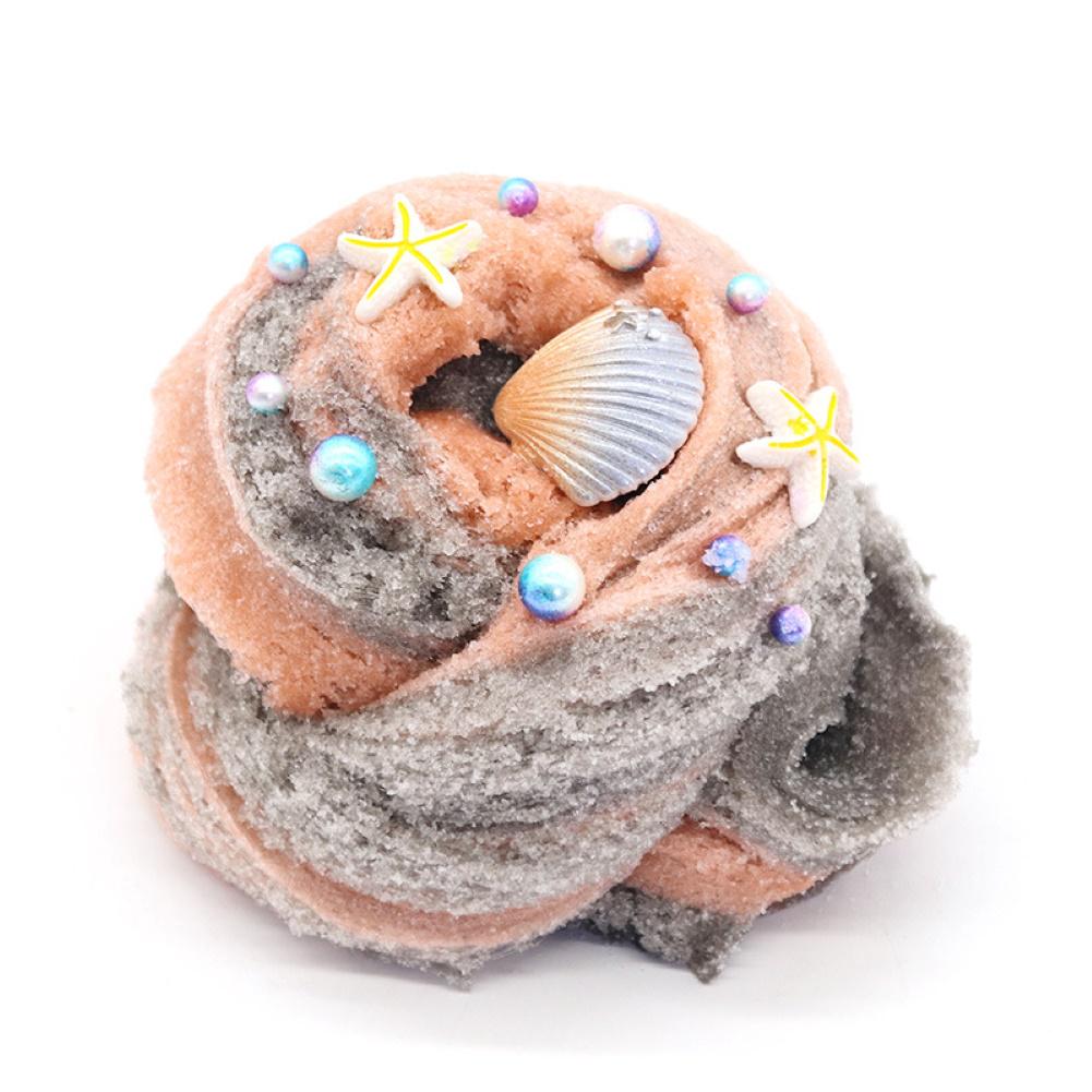 Happy Play Soft Ocean Slime Fluffy Shell 60 мл Глина Пластилин Грязь Стресс