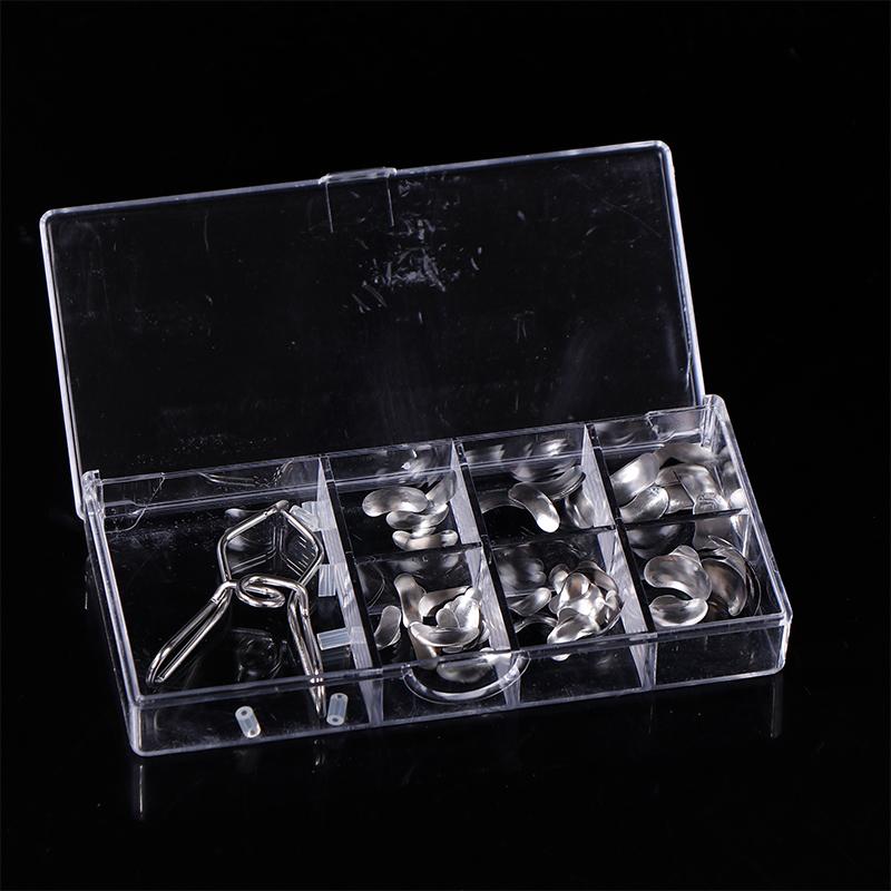 60 шт./кор. стоматологические секционные контурные металлические матрицы матричное кольцо с силиконовыми дельта-клиньями стоматологические инструменты