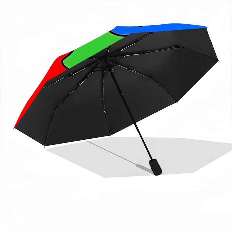 1PC Puzzle Circle Folding Umbrella with 8 Frames, Automatic Open, Durable Frame, Quality Craftsmanship yy250912156