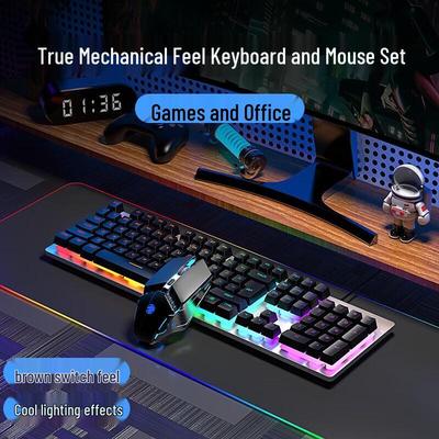 Проводная игровая клавиатура и мышь EWEADN GX300