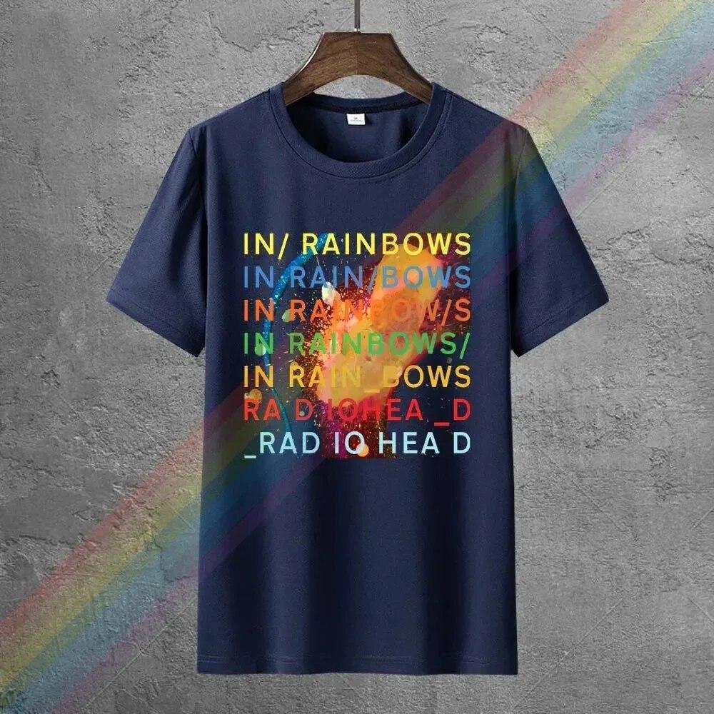 Radiohead in Rainbows Rock Radiohead черная футболка S-5XL хлопковая футболка унисекс модная футболка унисекс обычная