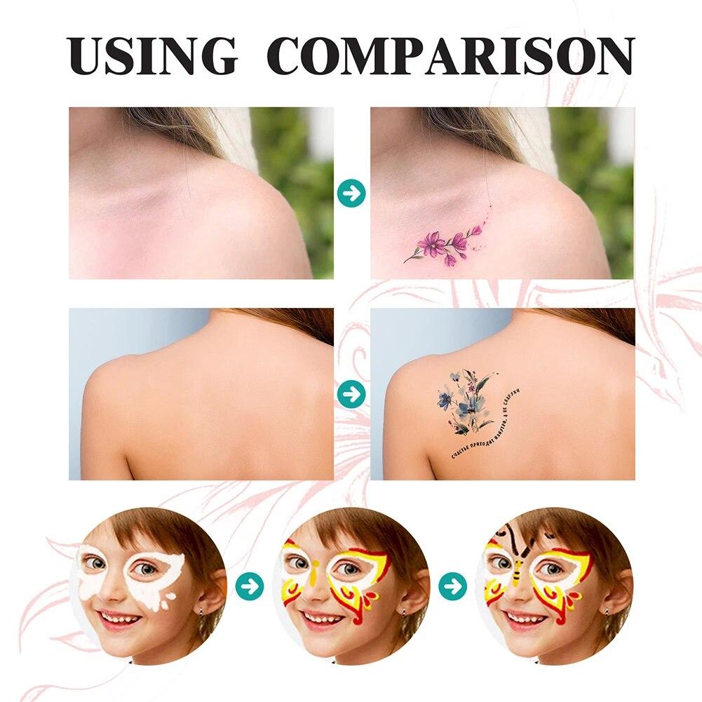 Temporary Tattoo Pen With Tattoo Stencils Body Marker Skin Friendly 10 Colors For Body Art Painting Drawing Pen