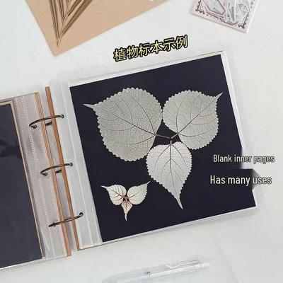 Водонепроницаемый DIY фотоальбом на кольцах, ручной работы, с кармашками из ПП для семьи, пар, одноклассников или воспоминаний о росте.