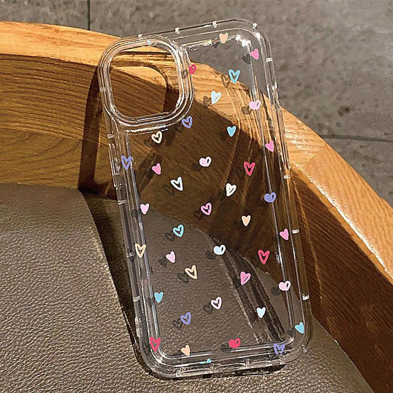 Small Flower Love Heart Case For Redmi Note 12 13 Pro Plus 5G 11S 11 10S 10 12 9 9S Pro 4G Anti-drop Airbag Phone Cover