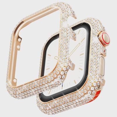 Apple Watch 41/45 мм полностью металлический корпус Diamond для 4-9 поколения