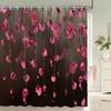 Красочные Красивые Цветы Занавеска для Ванной Водонепроницаемая Ткань Шторки для Душа Цветочный Принт Розы Декор Экрана для Ванной Комнаты с Крючками