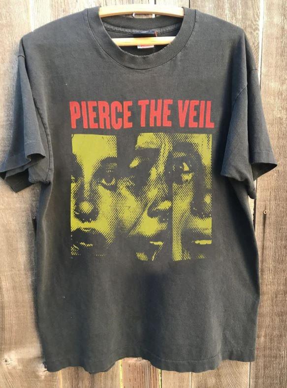 Pierce The Veil I Can't Hear You Tour Charcoal Unisex T shirt Reprint WA4687