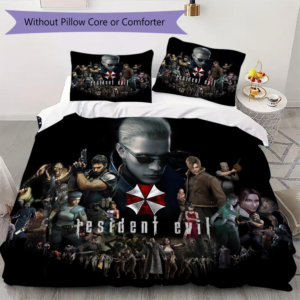 The sci-fi game Resident Evil Umbrella Corporation offers soft and comfortable bedding covers and pillowcases for home use (without core) K6