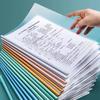 10 упаковок прозрачных обложек для отчетов с выдвижной перекладиной, прозрачные папки для файлов с презентациями резюме формата А4, органайзер, переплет