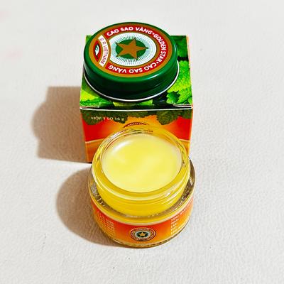 16 г Вьетнамский бальзам Cao Sao Vang Золотая звезда Летнее охлаждающее масло Ароматный крем Отпугивает комаров Тигровый бальзам