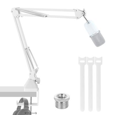 EmJTao SoloCast USB микрофонная штанга регулируемая подвесная штанга ножничного типа стойка для HyperX SoloCast игровая микрофонная стойка, (белый)