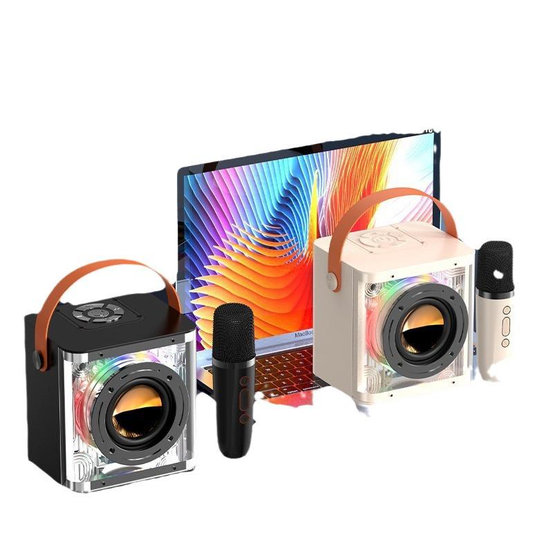 Портативный Bluetooth-динамик с высококачественным звуком и встроенным микрофоном для домашнего освещения и танцев