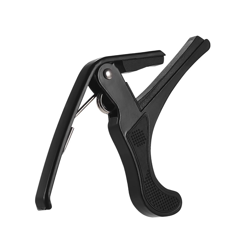 Набор гитарных аксессуаров для начинающих с клипсовым ЖК-цифровым гитарным тюнером, легким гитарным каподастром, 3 медиаторами