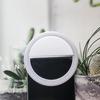LED Rechargeable Selfie Fill Light Modes Ring Clip-on Round Beauty 3 Light Portable Anti-slip