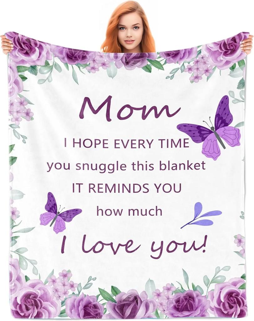 Perfect Gifts to Dad Blankets for Father's day Mother's Day Anniversary Birthday for Mom Son Daughter Grandpa Grandma Aunt Throw